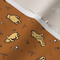 Winnie-The-Pooh Scatter Rust - Small