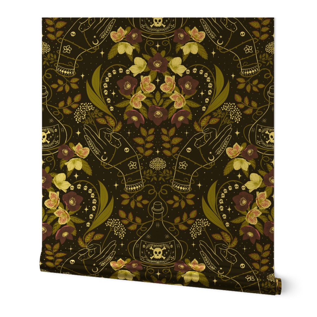 (L) Poisonous Hell-ebore Damask