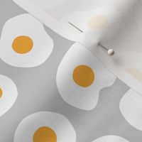 fried eggs - sunny side up - grey - LAD23