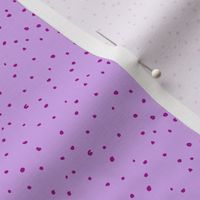 Micro Dots // Fuchisa  on Lavender