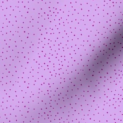 Micro Dots // Fuchisa  on Lavender