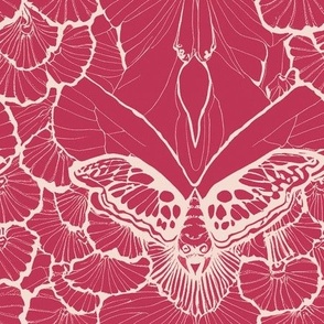 Mythical Moth Lace - Viva Magenta!