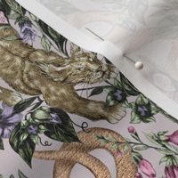 Foxgloves, lynx and serpent