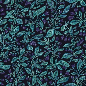 Deadly Nightshade - dark - medium/large