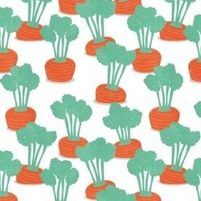 Carrot Patch - Garden - Spring/Easter - aqua - LAD23