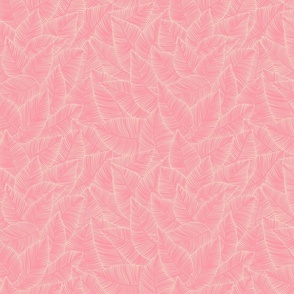 Palm Leaves Light Pink - Small