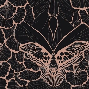 Mythical Moth Lace - Moonlight Glow