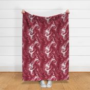 Swirling Light Burgundy - Coordinate