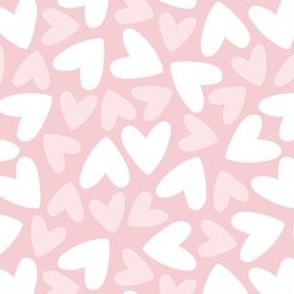 Hearts on Pink