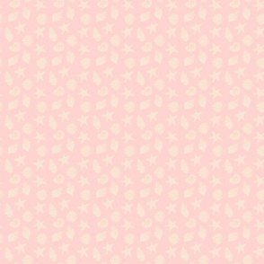 Micro Mini Seashells - Candy Pink - 3x3 Inch