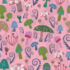 Mushrooms / pink