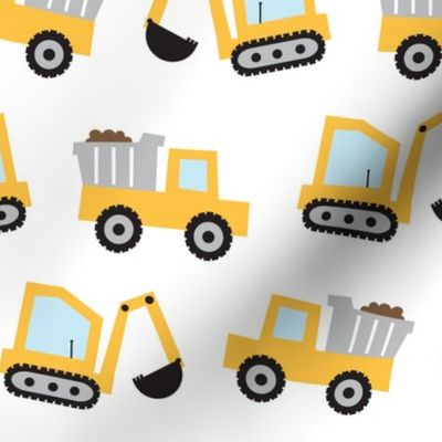 Construction Trucks - Diggers and Dump Trucks MEDIUM
