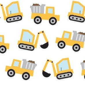 Construction Trucks - Diggers and Dump Trucks MEDIUM