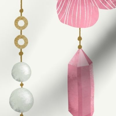 Moon and Gemstones Beads / Jumbo
