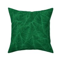 Palm Leaves Green - Medium