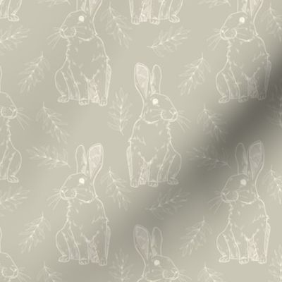 Year of the Rabbit - Light Sage Green  - pointdelettre20