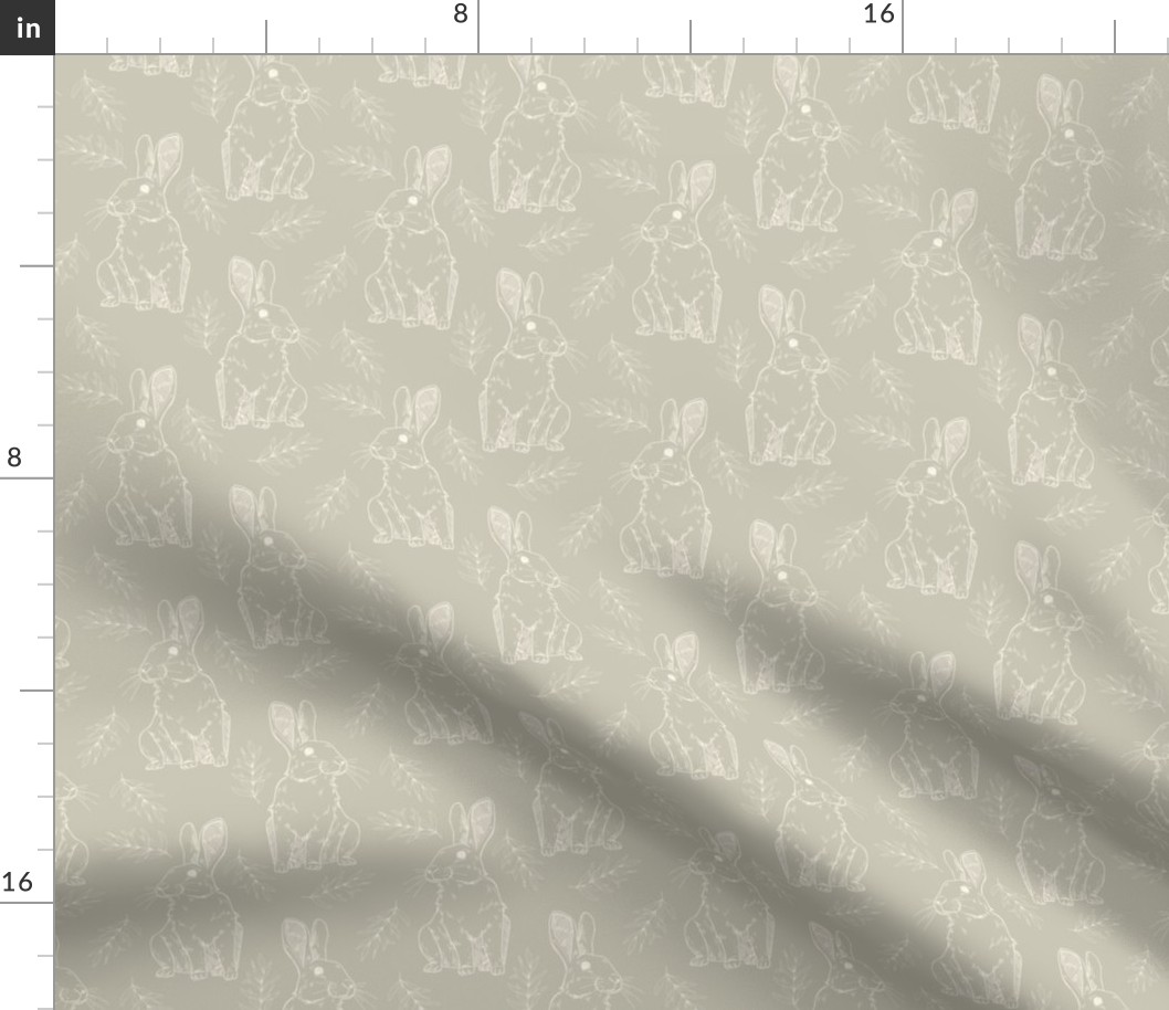 Year of the Rabbit - Light Sage Green  - pointdelettre20