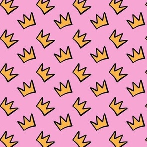 Crowns on Pink
