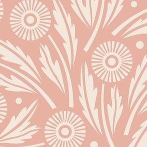 Dandelion / Large scale / Baby pink