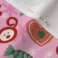 Christmas Candies and Sweets Pattern