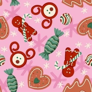 Christmas Candies and Sweets Pattern