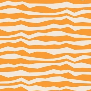 Wacky stripes / Small scale / Orange