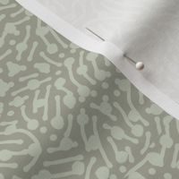 frosted fern / sage on lighter green texture blender for Romantic Swallows collection 