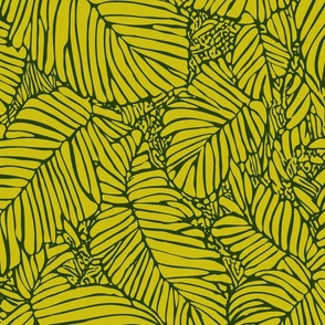 Asher Foliage - 1355 jumbo // chartreuse