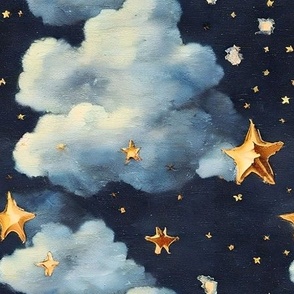 golden star clouds