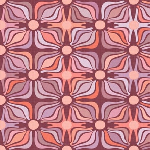 Abstract Flowers - Vintage Petals / Large
