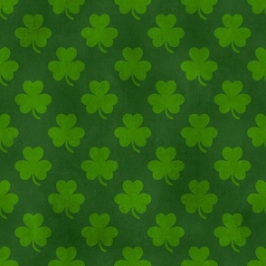 Bigger Scale Shamrocks Grunge Green