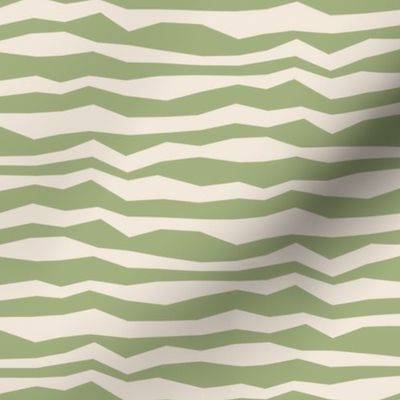 Wacky stripes / Small scale / Green