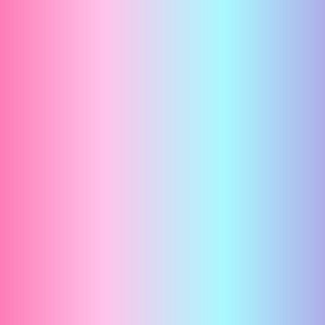 pastel pink, turquoise, and purple gradient for 42" wide fabric