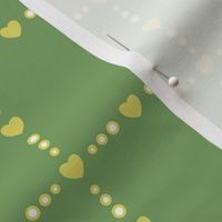 Heart Windowpane | Green (Vintage Valentine Collection)