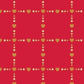 Heart Windowpane | Red (Vintage Valentine Collection)