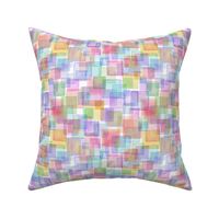 Contemporary art abstract geometric multicolor pattern. Small scale