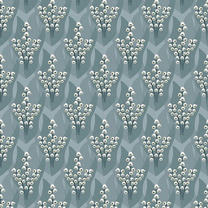 Lily of the valley - Teal - Small