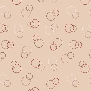 Chained bubble beige