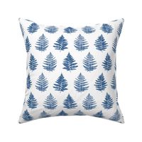 (MEDIUM) Ferns of the Pacific Northwest in Shibori Style