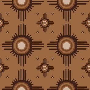 Southwest Zuni Sun Earth Tones - Design 14197445