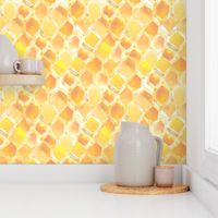 Sweet Spring Honeycomb | Honeycomb Design | Yellow & Gold