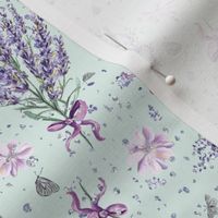 Lavender Spring Fields | Flowers & Butterflies | Lavender, Lilac & Mint