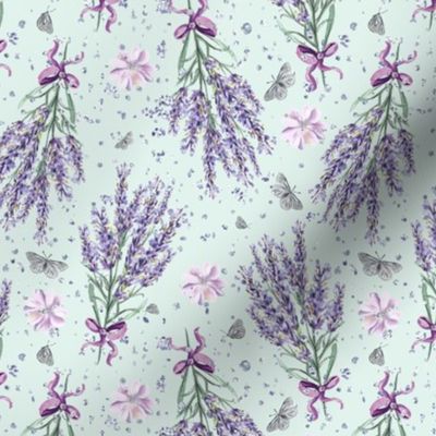 Lavender Spring Fields | Flowers & Butterflies | Lavender, Lilac & Mint