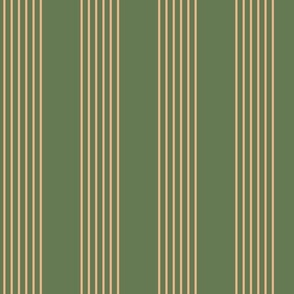 Green Tan Stripes