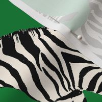 LARGE zebra print fabric - jumbo large print bold zebra print for home decor, interiors