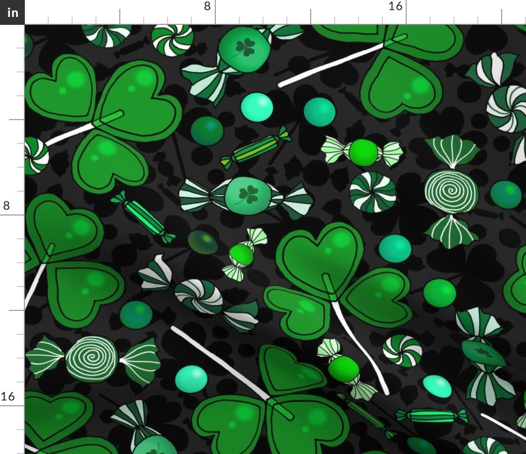 Saint Patrick's Day Candy Toss (Black large scale) 