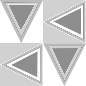 No Ai - Grey and white triangles