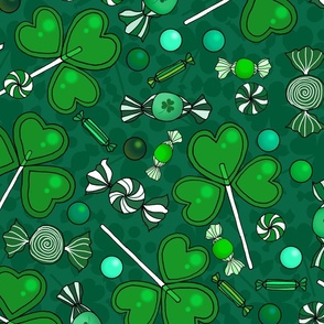 Saint Patrick's Day Candy Toss (Green large scale) 