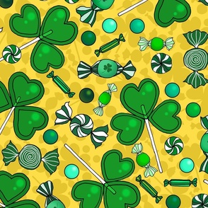 Saint Patrick's Day Candy Toss (Yellow large scale) 