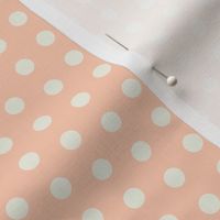 Peachy Polka Dot large scale